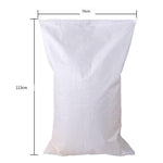 10 Pack White Moisture 70 * 113CM Proof And Waterproof Woven Bag Snakeskin Bag Express Parcel Bag Packing Load Carrying Bag