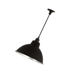 Industrial Mining Chandelier Lampshade 30cm Black Lamp Parts