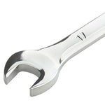 Dual Purpose Spanner 17mm Full Polished Open End Box Spanner Open End Box Spanner Chrome Vanadium Steel