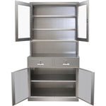 Stainless Steel Western Medicine Cabinet Laboratory Staff Medical Equipment Instrument Tool Locker