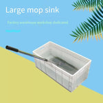 Plastic Wash Mop Pool Floor Basin Lengthened Outdoor Workshop Warehouse Rectangle Can Be Installed With Drain Valve Eu4833 Bottom Drain Without Base