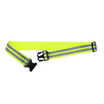 Reflective Belt Traffic Duty Safety Reflective Belt Outdoor Night Highlight Riding Belt Sanitation Construction Safety Warning Belt - Fluorescent Yellow