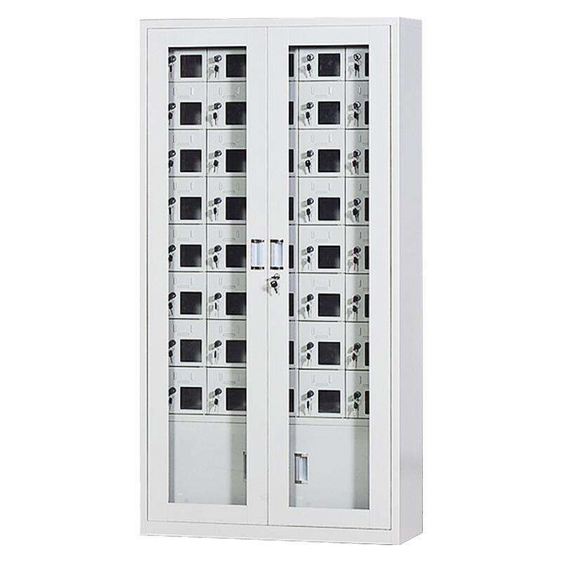 Glass Door Intelligent Charging Cabinet Storage USB Charging Cabinet Meeting Room Storage Cabinet 40 Door Charging Cabinet 1800 * 814 * 350mm