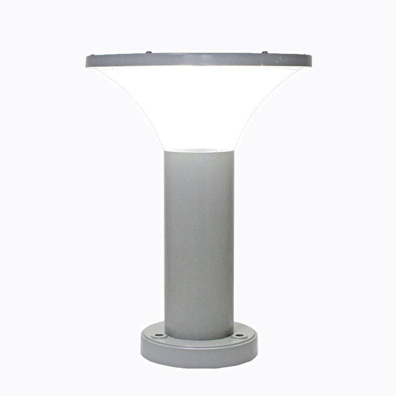 Solar Lawn Lamp Light Control Intelligent Induction Led 5w White Light Circle Height 34cm