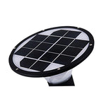 Outdoor Solar Road Lamp 2.5m Garden  Lamp (including Led Light Source 15w) Black