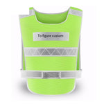 Reflective Vest Vest Safety Clothes Traffic Car Night Riding (Fluorescent Yellow Breathable)