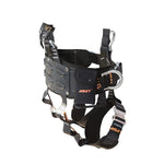 Safety Belt  Black One Size Fits All Wider Half Body Harness for Mountaineering Fire Rescuing