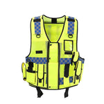 Multifunctional Duty Oxford Cloth Vest Reflective Vest Without Printed Fluorescent Yellow