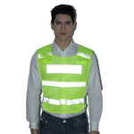 Anti Freeze Cracking Reflective Vest Breathable Without Printed Fluorescent Yellow