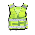 Mesh Reflective Vest Multi-function Multi Pocket Traffic Road Construction Warning Breathable Vest