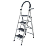 Folding Ladder Industrial Herringbone Ladder Multifunctional Portable Engineering Construction Staircase Small Ladder Climbing Ladder Combined Ladder Climbing Ladder Step Carbon Steel Ladder 4 Steps