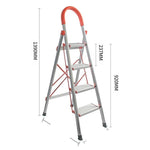 Folding Ladder Industrial Herringbone Ladder Multi-functional Portable Engineering Construction Stairs Small Ladder Climbing Ladder Combined Ladder Climbing Ladder Aluminum Ladder 4 Steps