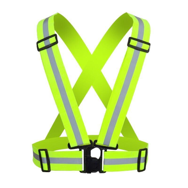 Reflective Vest Reflective Vest Reflective Strap Running Vest Traffic Riding Vest Car Safety Warning Vest Environmental Sanitation Reflective Sports Strap Card Deduction