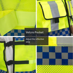 Reflective Vest Double Net Multifunctional Reflective Vest Traffic Warning Safety Engineering Night Reflective Vest