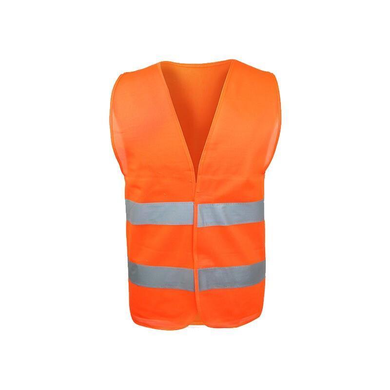 Reflective Vest Sanitation Construction Vehicle Annual Inspection Greening Garden Cleaner Orange (velcro)