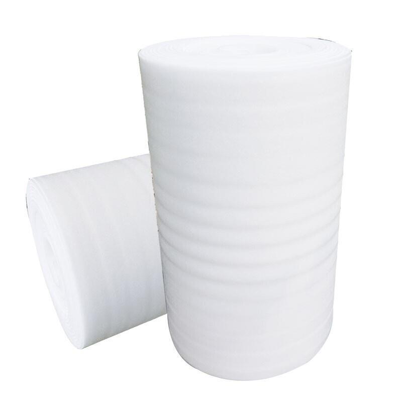 20cm * 1mm * 160m Foam Paper Pearl Cotton Anti Broken Foam Filling Cotton For Cargo Storage