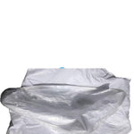 Pack Of 100 White 115 * 145cm Woven Bag Plastic Covered Woven Bag With Inner Lining Snake Skin Bag