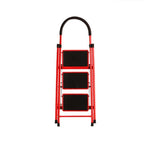 Ladder Folding Ladder Thickening Indoor Herringbone Ladder Mobile Stair Telescopic Ladder Multifunctional Ladder Three Steps