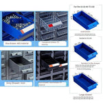 Parts Cabinet Drawer Type Tool Cabinet Parts Box Electronic Components Material Screw Classification Storage Cabinet Small Box 40 Drawer Blue Drawer Without Door