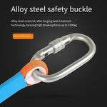 1.8m Safety Rope Connecting Rope Electrical Work Safety Rope Construction Outdoor Fall Prevention Single Small Hook + Buffer Bag