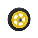 6 Pieces Hand Wheel 12 Inch  Carrier Trailer Freight Wheel Tiger Cart Solid Rubber Wheel Caster Red Windmill Rubber Wheel