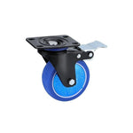 Caster TPR Silent Rubber Wheel Hand Cart Caster 4 Inch Universal Wheel