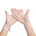 100 Pieces/Bag Disposable PVC Gloves Disposable Protective Gloves Safety Gloves 232mm Free Size