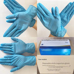 50 Pairs / Box Disposable Nitrile Inspection Gloves Blue L