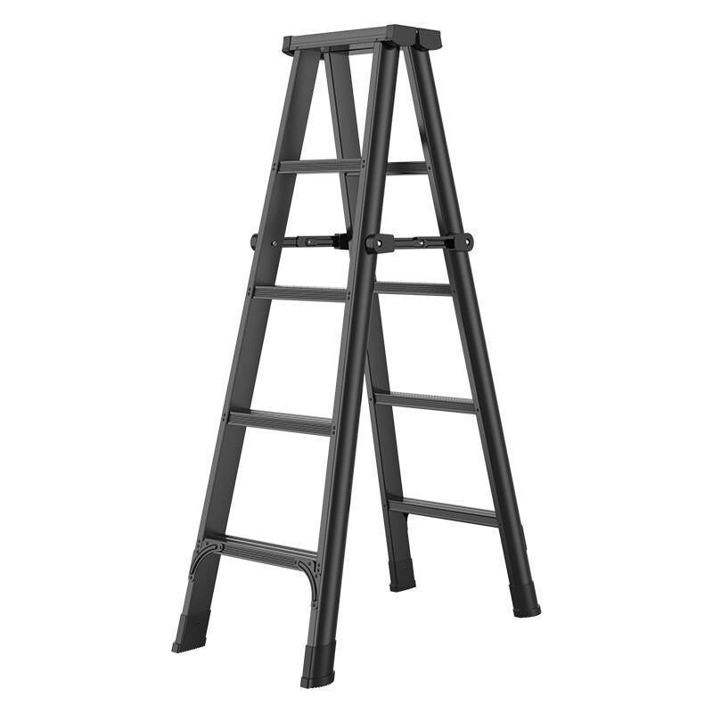 Thickening Double-sided Miter Ladder Widening Multi-functional Folding Engineering Ladder Double-sided Ladder Carbon Steel + Aluminum Alloy (Seven Steps)