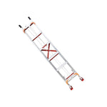 7m Aluminum Alloy Telescopic Ladder Aluminum Ladder Retractable Ladder 3mm Thickness