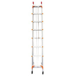 4m Thickened Aluminum Alloy Lifting Ladder Telescopic Ladder Non-slip Adjustable