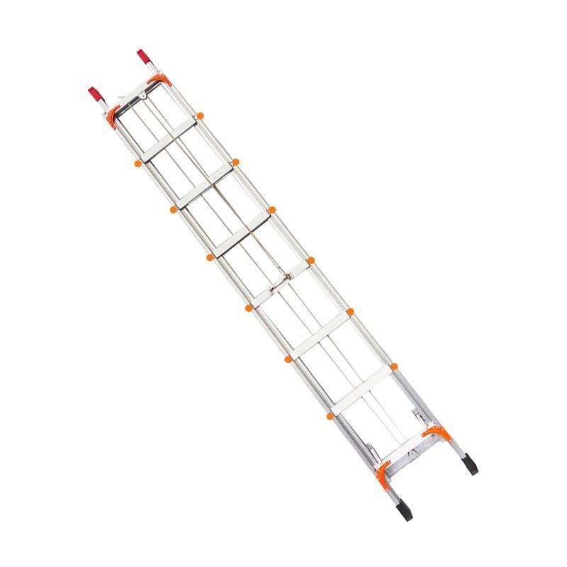 Aluminum Alloy Telescopic Ladder, Elevator, Aluminum Ladder, Rising And Shrinking Stairs, 3 Meters, 6 Meters