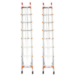 Aluminum Alloy Telescopic Ladder, Elevator, Aluminum Ladder, Rising And Shrinking Stairs, 3 Meters, 6 Meters