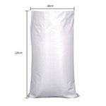 80*120cm 10 White Moisture-proof And Waterproof Woven Bag Moving Bag Snakeskin Bag Express Parcel Bag Packing Loading Bag Cleaning Garbage Bag