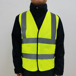 Yellow Reflective Vest Highlight Night Work Safety Vest for Engineering Construction Traffic Sanitation Workers Labor Protection Vest