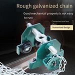 GT-20 Heavy-duty Anti-collision Hand-held Sports Car I-steel Pulley Lifting Chain Slide 2t 3m Pulley Monorail