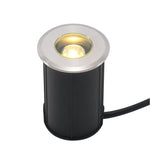 LED All Stainless Steel Small Buried Lamp Outdoor Embedded Waterproof Small Buried Lamp 62 * 80mm Warm Light  12v