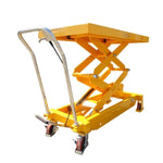 Hydraulic Lifting Platform Forklift Truck Manual Platform Increases 1.3m With A Load Of 350kg