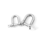 10 Pieces D-Type Shackle Stainless Steel Rope Buckle