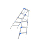 1.4m Two Side Anti Slip Folding Ladder, Aluminum Ladder, Herringbone Thickened Ladder, Factory Family Ladder, Double Side Ladder, 5 Steps