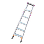 2m Widened And Thickened Full Antiskid Engineering Ladder Multifunctional Folding Ladder Aluminum Ladder 2m Full Antiskid 6 Steps