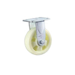 5 Inch Polypropylene (PP) Caster Directional Wheel 4pcs Pack Fixed Heavy Beige Casters - 4pcs