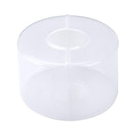 20 Pieces Pipe Protective Cover Transparent Plastic Packaging Cover Flange Protective Cover