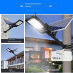 150W LED Solar Street Light IP65 Outdoor Lighting Street Lamp With 6m Pole 300pcs Lamp Beads