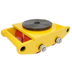 6T Small Handling Equipment Orange PU Casters Thickened Steel Plate Handling Truck for Materials Handling