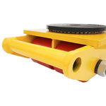 6T Small Handling Equipment Orange PU Casters Thickened Steel Plate Handling Truck for Materials Handling