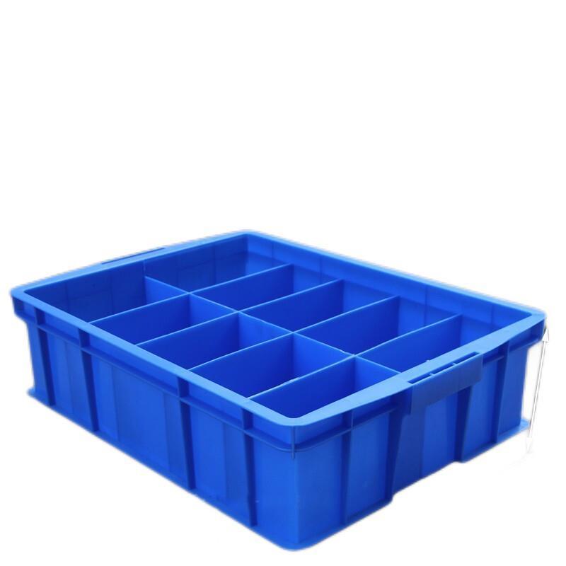 Partition Type Plastic Turnover Box Partition Box Multi Grid Box Tool Plastic Box Screw Storage Box Partition Type Parts Box 10 Grids (570 * 420 * 150)