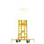 1.7m Telescopic Tower Ladder Mobile Platform Ladder Carbon Steel Material