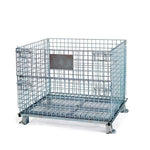 Storage Cage Folding Logistics Turnover Basket Iron Frame Cage 1000 * 800 * 840mm Wire Diameter 5.8mm Zb1776