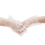 Disposable PE Gloves Plastic Film Transparent Food Grade Thickened Durable And Waterproof 200 Extraction Gloves In Catering Box